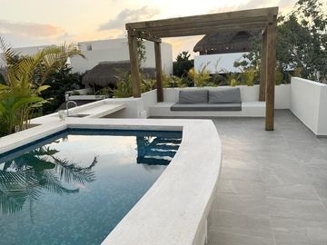 Último depa de remate, 2 recámaras y 134 m2 en Aldea Tulum