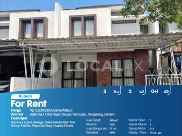 Rumah Belle Fleur Citra Raya Cikupa Panongan, Tangerang, Banten