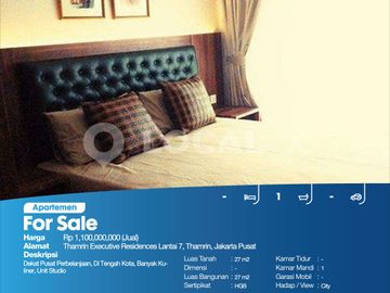 Apartemen Thamrin Executive Residences Lantai 7, Thamrin, Jakarta Pusat