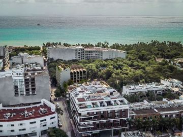 Penthouse con vista al mar desde rooftop en venta, Centro, Playa del Carmen