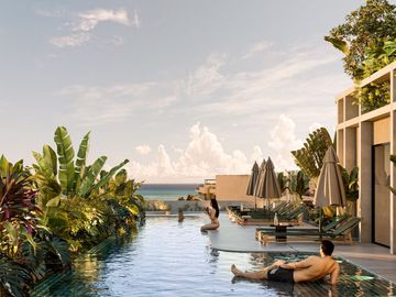 Estudio en penthouse a pocos metros del mar, en venta, Centro, Playa del Carmen