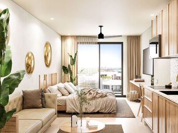 Estudio en penthouse a pocos metros del mar, en venta, Centro, Playa del Carmen