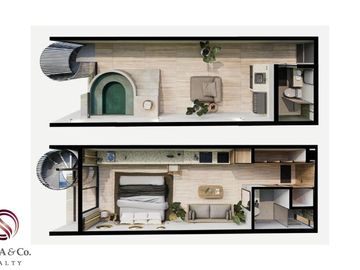 Estudio en penthouse a pocos metros del mar, en venta, Centro, Playa del Carmen