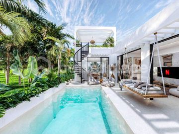 Serene Island Retreat : 2 Bedroom Villa with Stunning Rice Field Views