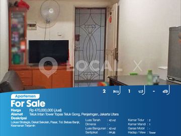 Apartemen Teluk Intan Tower Topas Teluk Gong, Penjaringan, Jakarta Utara