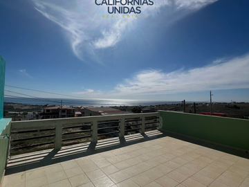 CASA 2 NIVELES CON TERRAZA Y VISTA PANORAMICA AL MAR 📍CAMPO REAL,ROSARITO B.C.