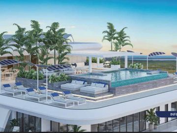 Exclusivo depa con vista a laguna Nichupté y beach club privado
