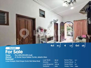 Rumah Jl. Sunter Karya Selatan Sunter, Jakarta Utara