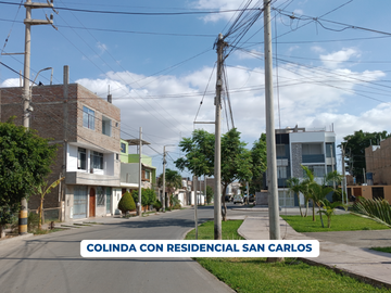 Se vende terreno de 120 m2 en Praderas de San Antonio, justo al lado de la Urb. Residencial San Carlos