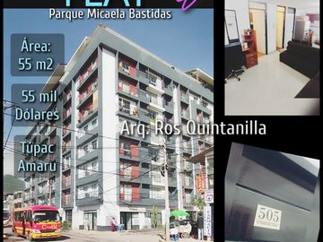 MINIDEPARTAMENTO EN VENTA A BUEN PRECIO EN PARQUE MICAELA BASTIDAS TUPAC AMARU