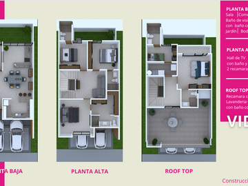 Casa en Venta en Privada en Villa Magna modelo VIDAN
