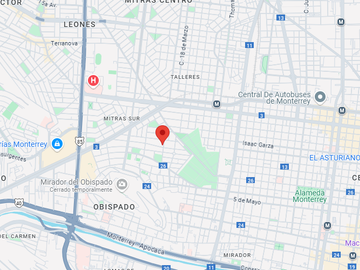 Casa ubicada en colonia Chepevera Monterrey Nuevo León México. Con 4 recamaras y 506m2. Entre Av. Simón Bolívar y Gral. Pablo González Garza.