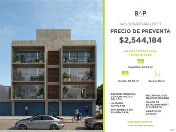 Departamento en venta San Sebastián Loft 1 y 2