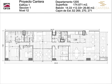 Departamento en Venta Torre Cantera, Zona San Jerónimo