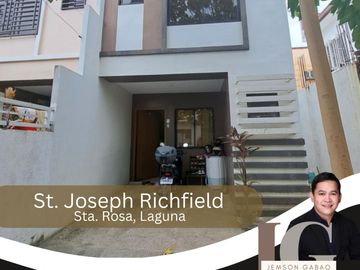Affordable 55 sqm House and Lot in St. Joseph Richfield, Sta. Rosa City, Laguna