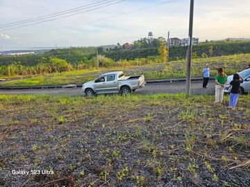 Cebu overlooking seaview lot for sale 224 sqm at Crown Heights Subdivision for sale by owner 3.2m net  Compostela Cebu Philippines