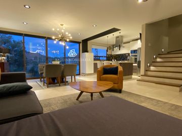 CASA BOSQUE ESMERALDA. 4 REC MODERNA SEGURIDAD JARDIN Y ROOF IMPECABLE