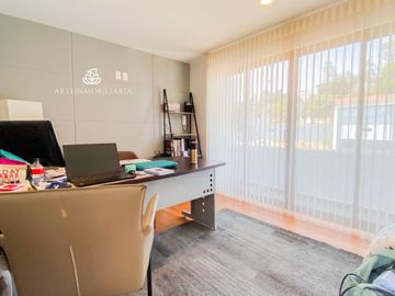 CASA BOSQUE ESMERALDA. 4 REC MODERNA SEGURIDAD JARDIN Y ROOF IMPECABLE