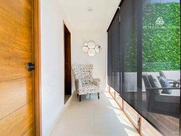 CASA BOSQUE ESMERALDA. 4 REC MODERNA SEGURIDAD JARDIN Y ROOF IMPECABLE