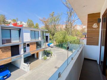 CASA BOSQUE ESMERALDA. 4 REC MODERNA SEGURIDAD JARDIN Y ROOF IMPECABLE