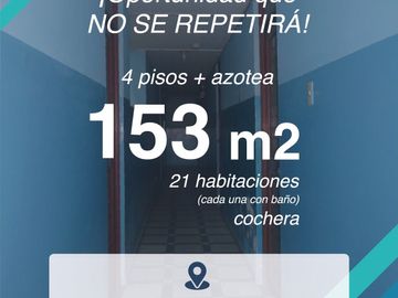HOTEL 4 PISOS EN VENTA 153 M2 AV. CARAPONGO - LURIGANCHO