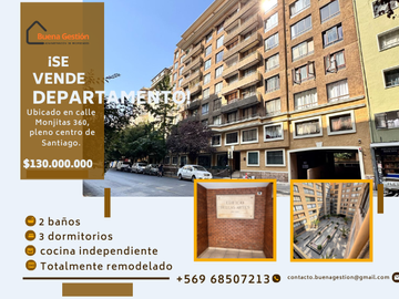 Se VENTE DEPARTAMENTO pleno Centro Barrio Bellavista