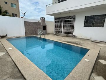 SALINAS SECTOR LA MILINA VENDO PRECIOSO Y LUJOOSO DEPARTAMENTO PRIMER PISO ALTO TRES DORMITORIOS, PISCINA
