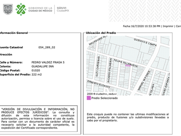 CASA EN VENTA UBICADA EN PEDRO VALDEZ FRAGA # 5, ÁLVARO OBREGÓN,CDMX