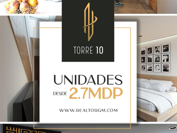 TORRE 10 ESTUDIOS EXCLUSIVOS CON VISTAS AL MAR DESDE EL SEGUNDO NIVEL Y A UNA CUADRA DE LA QUINTA AVENIDA