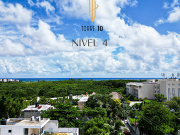 TORRE 10 ESTUDIOS EXCLUSIVOS CON VISTAS AL MAR DESDE EL SEGUNDO NIVEL Y A UNA CUADRA DE LA QUINTA AVENIDA