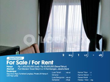 Apartemen Puri Mansion Tower Beryl t Lt.10 Kembangan, Jakarta Barat