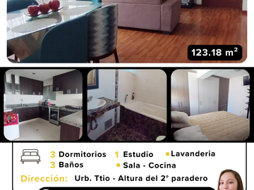 Oportunidad Única !!! Hermoso Departamento en Venta en Urb. Ttio