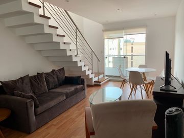 ALQUILER DUPLEX EN MIRAFLORES, 1 DORMITORIO