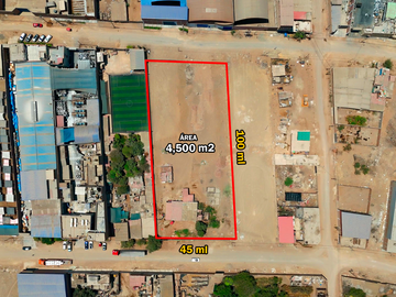 Alquiler De Terreno Industrial De 4500Mt2 En Puente Piedra
