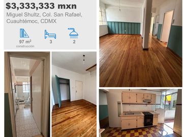 VENTA DEPARTAMENTO COL. SAN RAFAEL