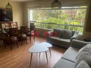 Alquiler Departamento Amoblado Y Equipado En 2Do Piso Vista A Parque