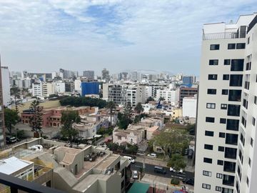 VENDO LINDO DUPLEX DE ESTRENO 1DORM CON JARDIN Y TERRAZA MAS AREA SOCIAL TERRAZA, PISICINAA, BBQ Y BAR EN MIRAFLORESS