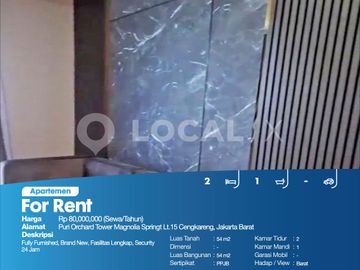 Apartemen Puri Orchard Tower Magnolia Springt Lt.15 Cengkareng, Jakarta Barat