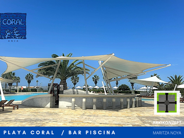 LOTE PRIMERA FILA FRENTE A LAGUNA PLAYA CORAL