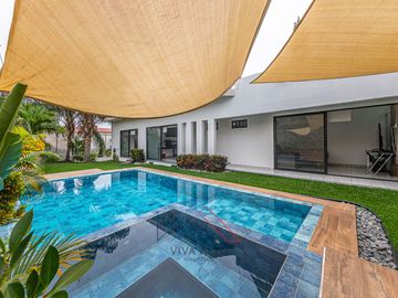 Casa Nueva de 1 Nivel con Alberca y Jacuzzi_oaxtepec/ Cocoyoc Morelos