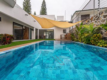 Casa Nueva de 1 Nivel con Alberca y Jacuzzi_oaxtepec/ Cocoyoc Morelos
