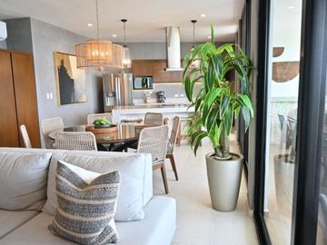 Departamento con vista al mar, terraza privada en venta, Telchac Puerto, Yucatán