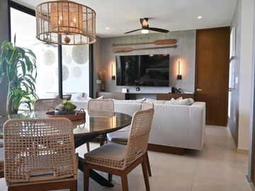 Departamento con vista al mar, terraza privada en venta, Telchac Puerto, Yucatán