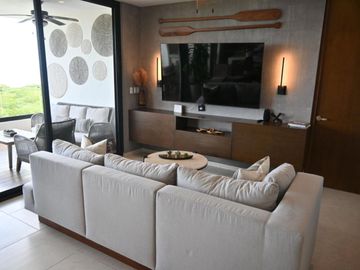 Departamento con vista al mar, terraza privada en venta, Telchac Puerto, Yucatán