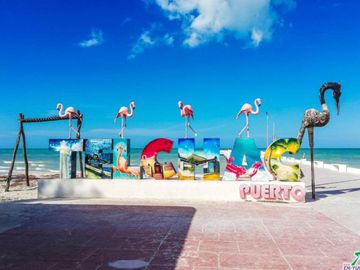 Departamento con vista al mar, terraza privada en venta, Telchac Puerto, Yucatán