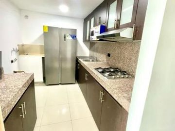 En venta departamento de dos dormitorios en Urb.La Vista Towers.(JP)