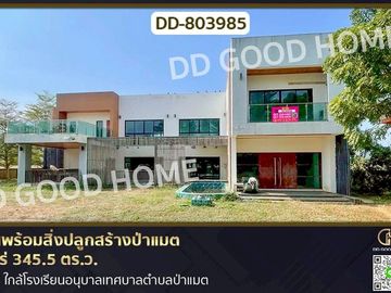 DD-803985 Land with buildings, Pa Mat 1 rai 345.5 sq w., Phrae, near Pa Mat Municipality Kindergarten