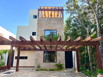 Exclusiva casa con Roof Top y Alberca Privada en Kaybe, Tulum