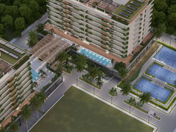 DEPARTAMENTO EN VENTA EN CANCUN 2 HABITACIONES 2 BAÑOS 88M2