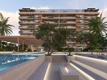 DEPARTAMENTO EN VENTA EN CANCUN 2 HABITACIONES 2 BAÑOS 88M2